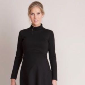Classic Black Serafine Maternity Dress
